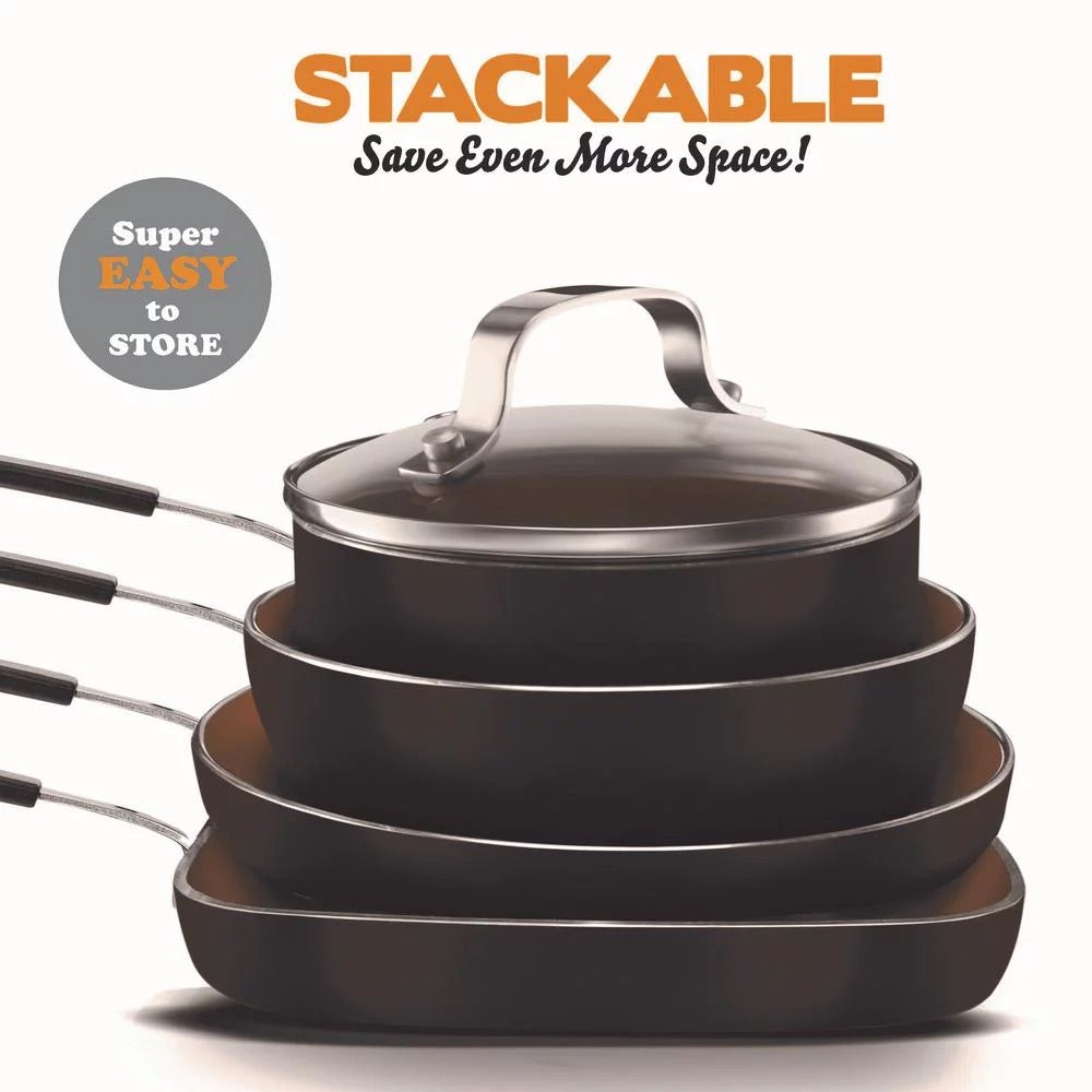 Mini Stackable Pots and Pans Set!!! BEST SELLING!!!