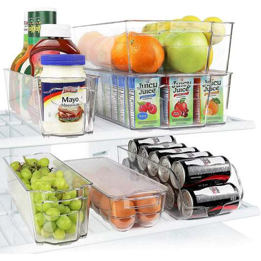 Stackable Refrigerator Organizer Bins