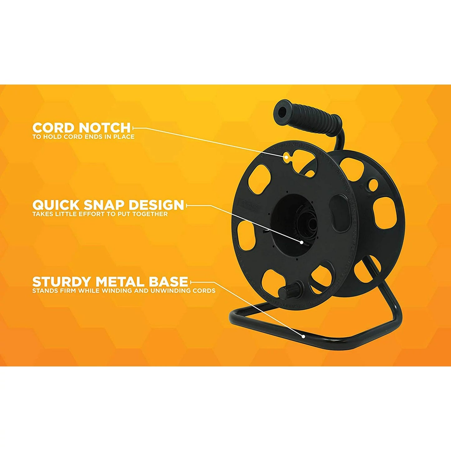 Metal Extension Cord Storage Reel