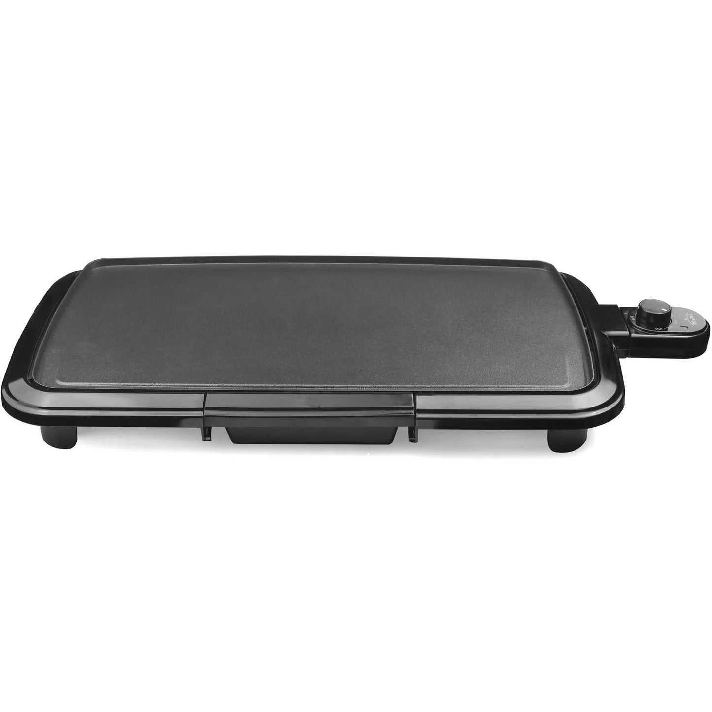 Dishwasher-Safe 20" Black Griddle with Adjustable Temperature Control