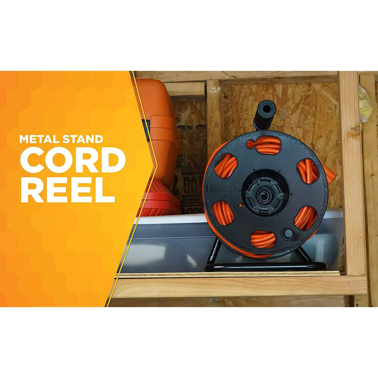 Metal Extension Cord Storage Reel